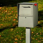 Mailcase Storm Gray Locking Mailbox